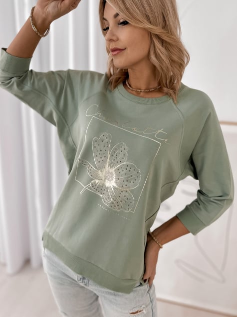 BLUZKA ARMITAGE MIĘTOWA