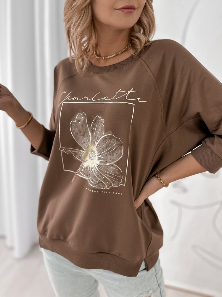 BLUZKA ARMITAGE BRĄZOWA