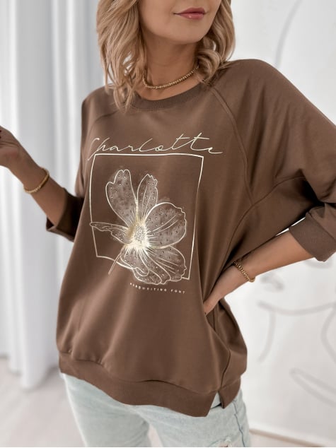 BLUZKA ARMITAGE BRĄZOWA