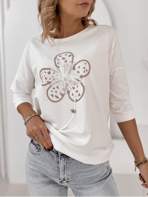 BLUZKA CAYCE ECRU