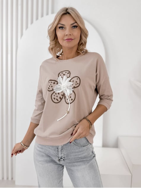 BLUZKA CAYCE BEŻOWA