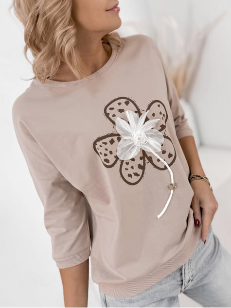 BLUZKA CAYCE BEŻOWA