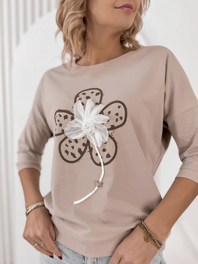 BLUZKA CAYCE BEŻOWA