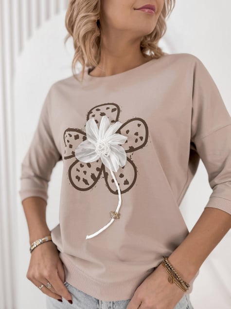 BLUZKA CAYCE BEŻOWA