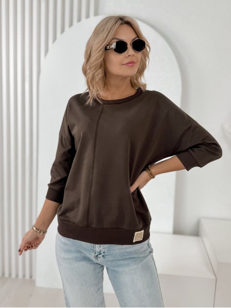 BLUZKA MONALISA BRĄZOWA