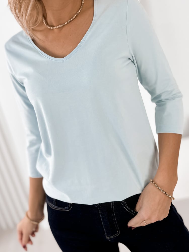 BLUZKA MICHELLE BŁĘKITNA