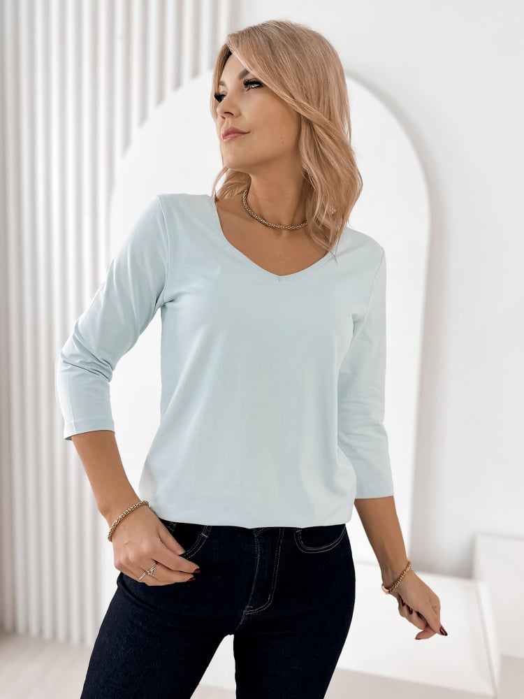 BLUZKA MICHELLE BŁĘKITNA