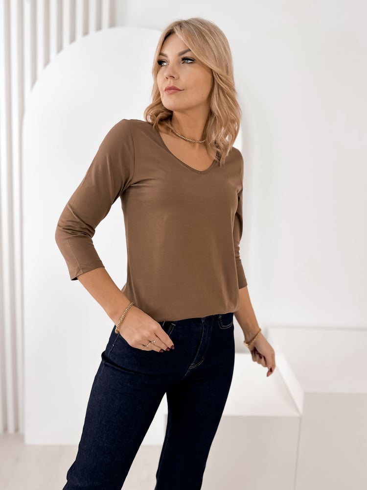 BLUZKA MICHELLE BRĄZOWA