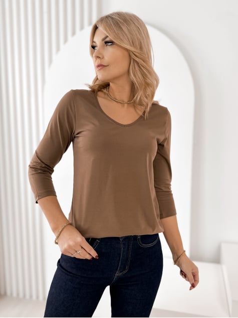 BLUZKA MICHELLE BRĄZOWA