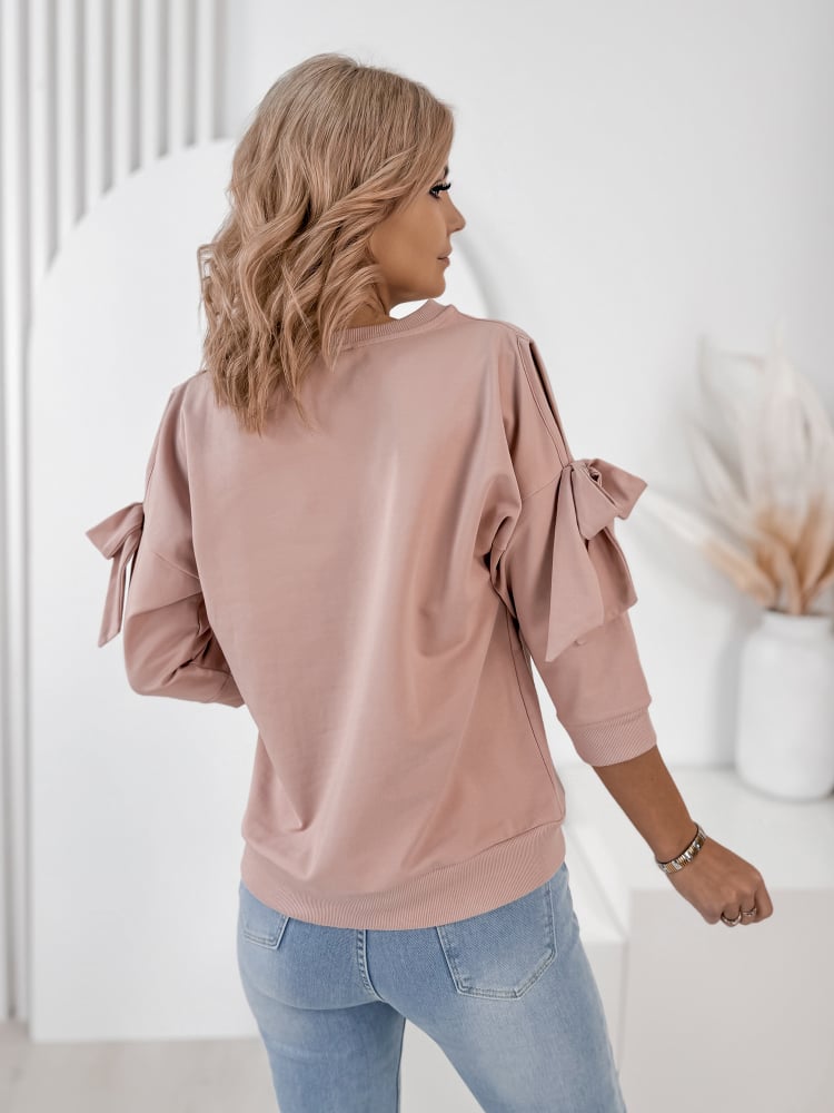 BLUZKA HOLLIS PUDROWY RÓŻ