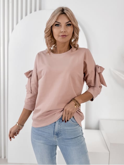 BLUZKA HOLLIS PUDROWY RÓŻ