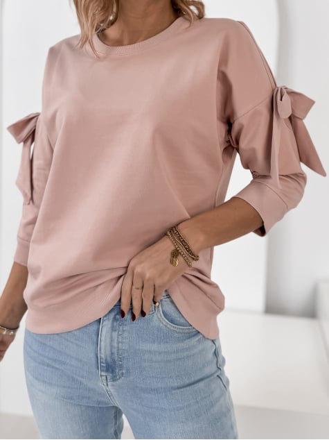 BLUZKA HOLLIS PUDROWY RÓŻ
