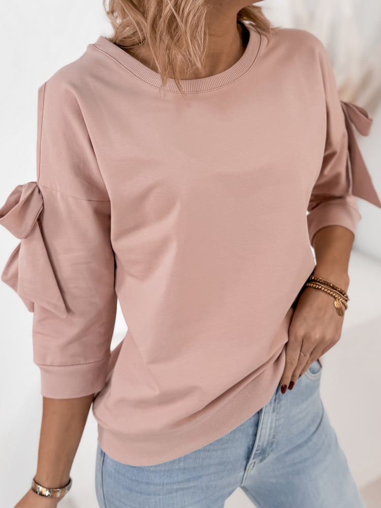 BLUZKA HOLLIS PUDROWY RÓŻ