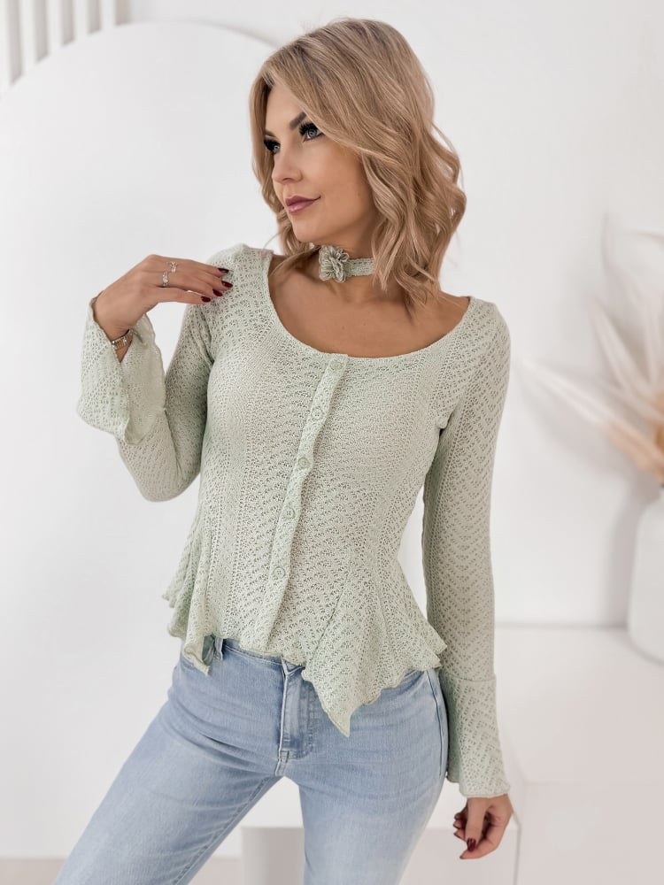 BLUZKA HILDY MIĘTOWA