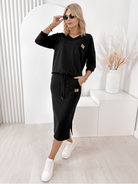 KOMPLET RACHEL CZARNY