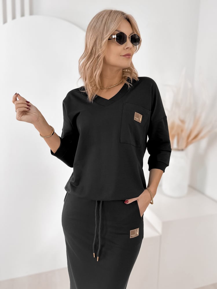 KOMPLET RACHEL CZARNY