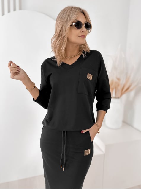 KOMPLET RACHEL CZARNY