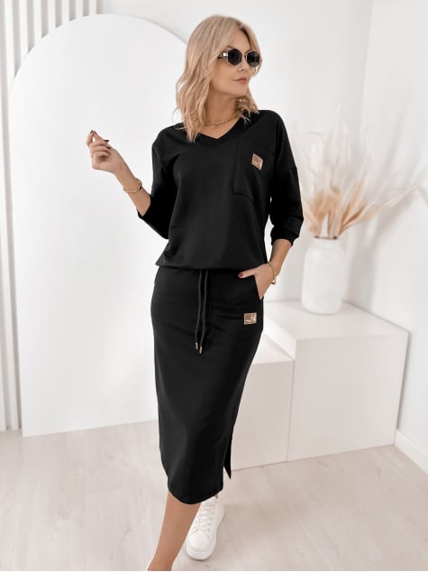 KOMPLET RACHEL CZARNY