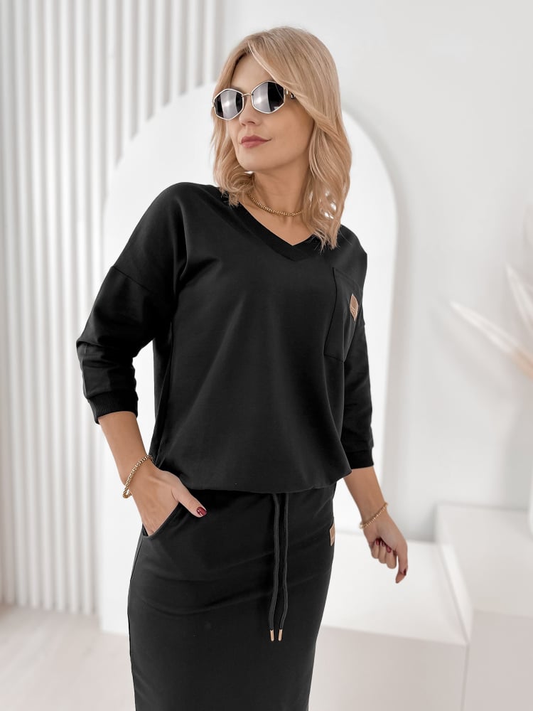 KOMPLET RACHEL CZARNY