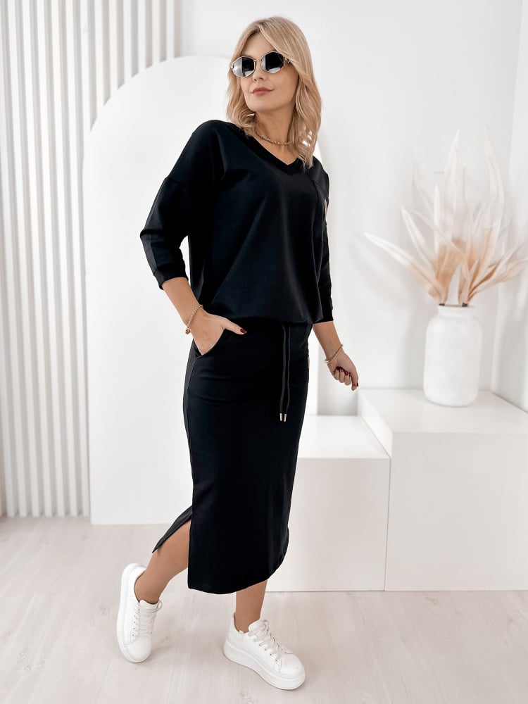 KOMPLET RACHEL CZARNY