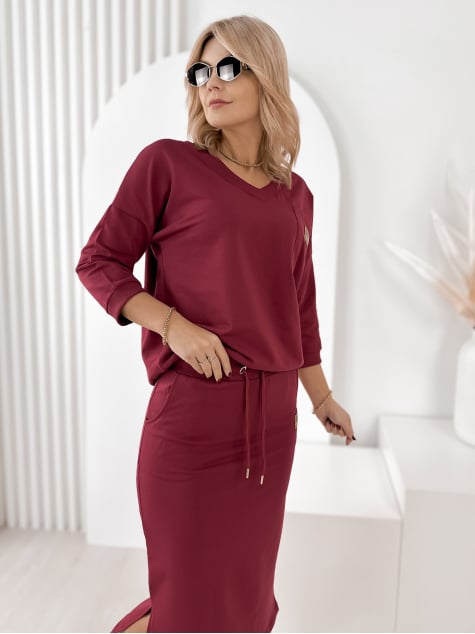 KOMPLET RACHEL BORDOWY