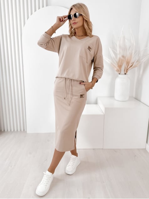 KOMPLET RACHEL BEŻOWY