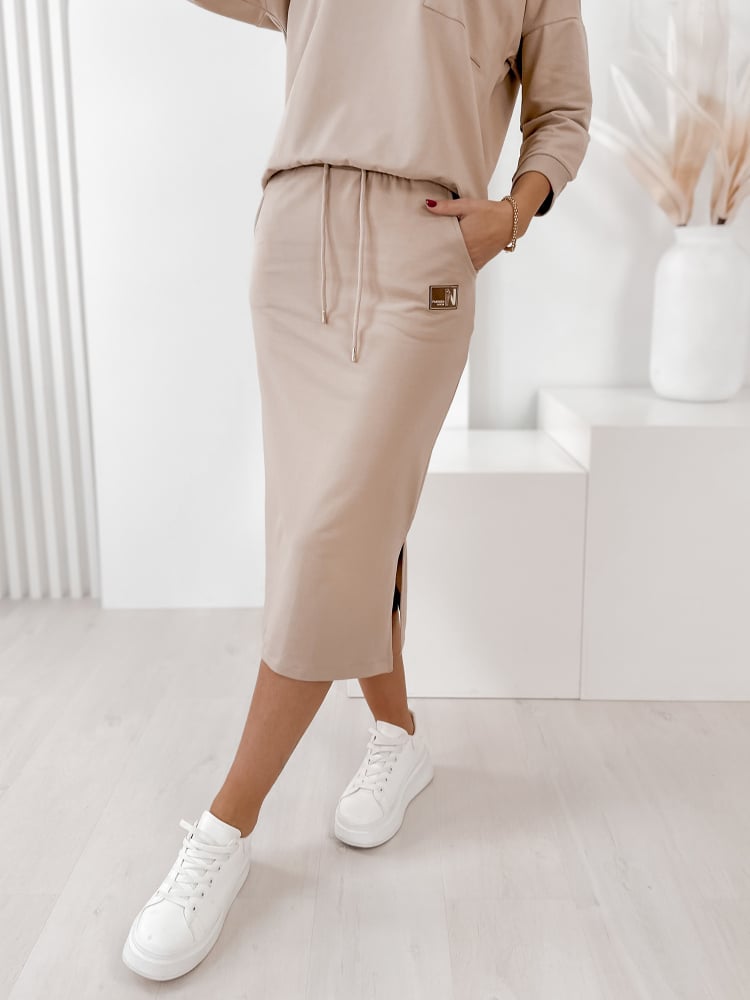 KOMPLET RACHEL BEŻOWY