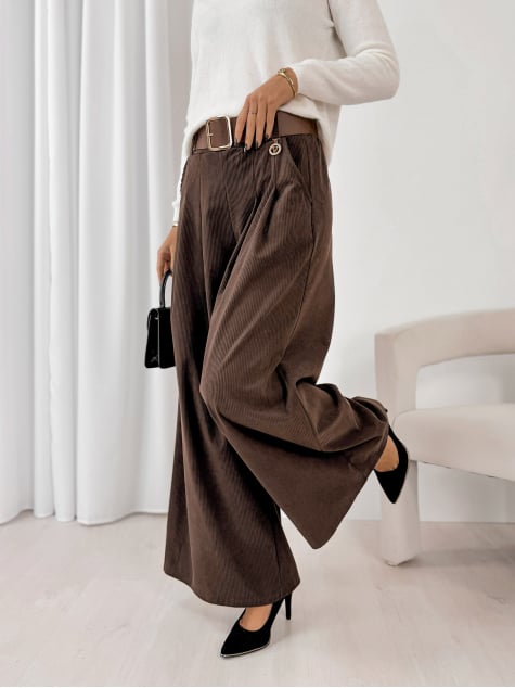 SPODNIE SZTRUKSOWE RODNEY JASNOBRĄZOWE