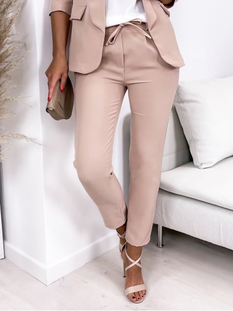 SPODNIE ANIMA PUDROWY RÓŻ