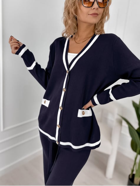 KOMPLET SIBELIUS GRANATOWY