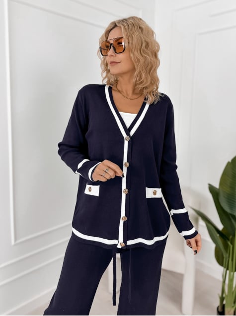 KOMPLET SIBELIUS GRANATOWY