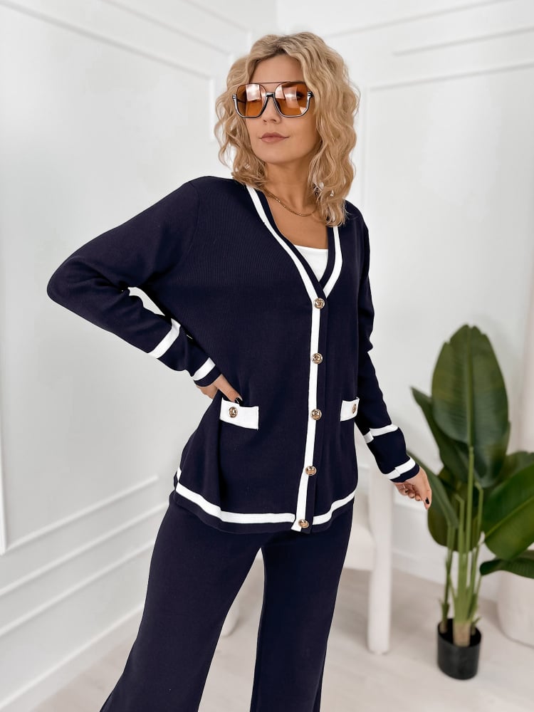 KOMPLET SIBELIUS GRANATOWY