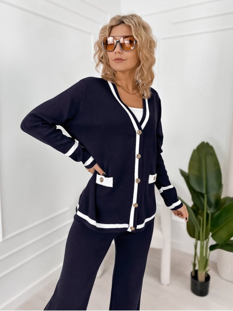 KOMPLET SIBELIUS GRANATOWY