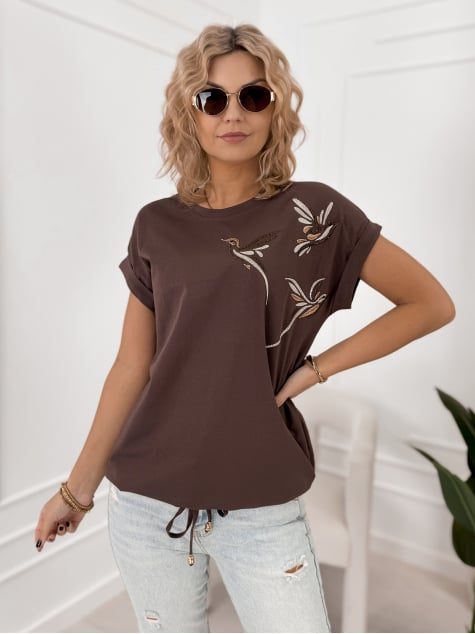 BLUZKA SALTA BRĄZOWA