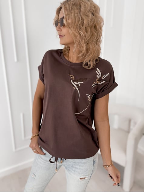 BLUZKA SALTA BRĄZOWA