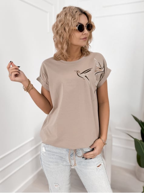 BLUZKA SALTA BEŻOWA