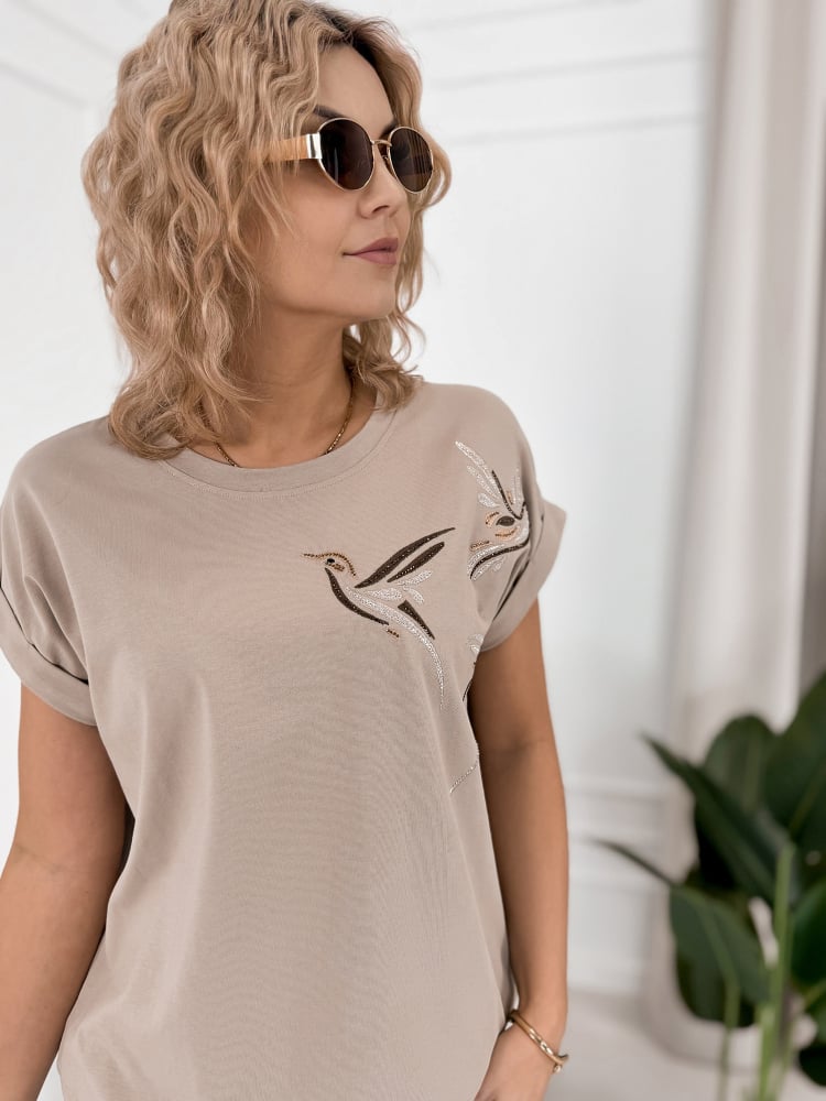 BLUZKA SALTA BEŻOWA