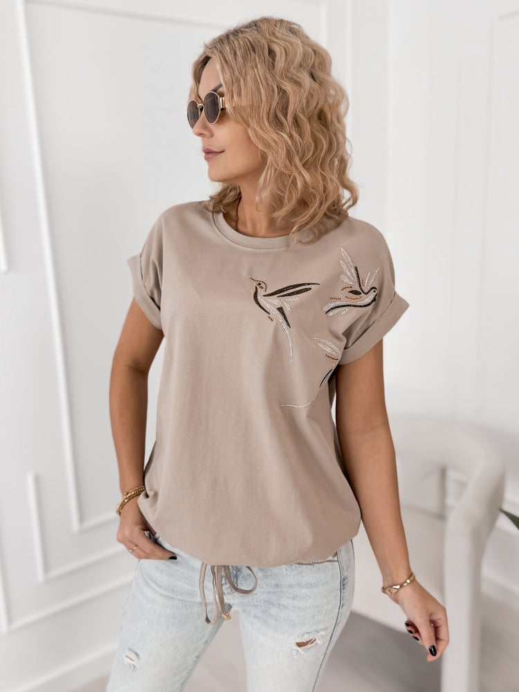 BLUZKA SALTA BEŻOWA