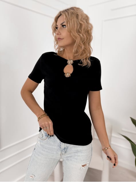 BLUZKA MENDOZA CZARNA