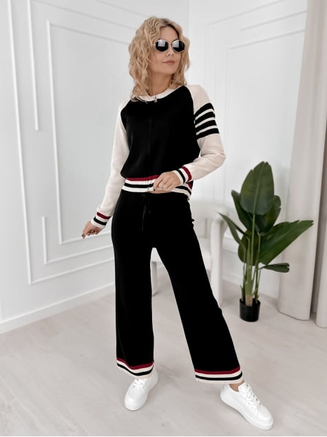 KOMPLET ROSARIO CZARNY