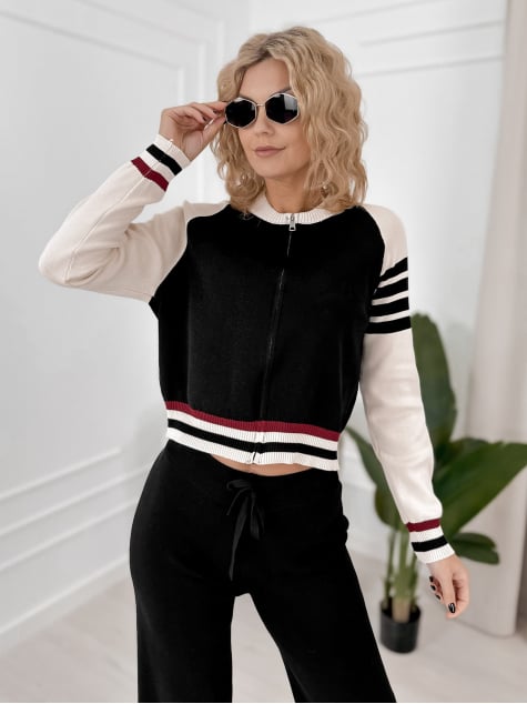 KOMPLET ROSARIO CZARNY