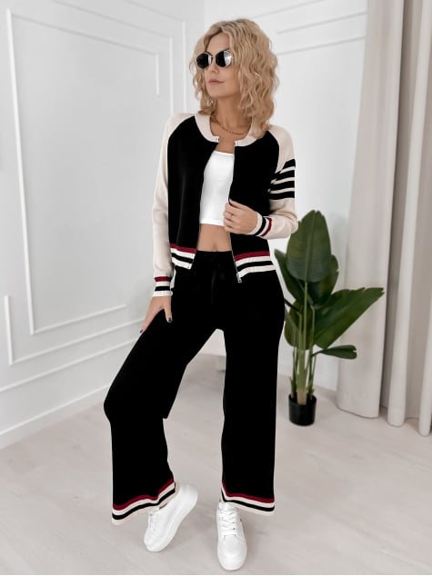 KOMPLET ROSARIO CZARNY