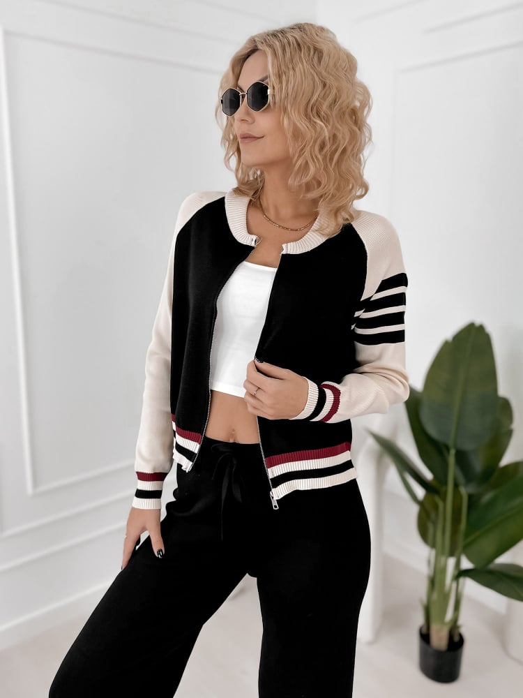 KOMPLET ROSARIO CZARNY