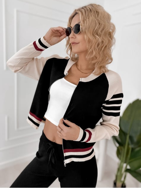 KOMPLET ROSARIO CZARNY