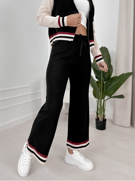 KOMPLET ROSARIO CZARNY