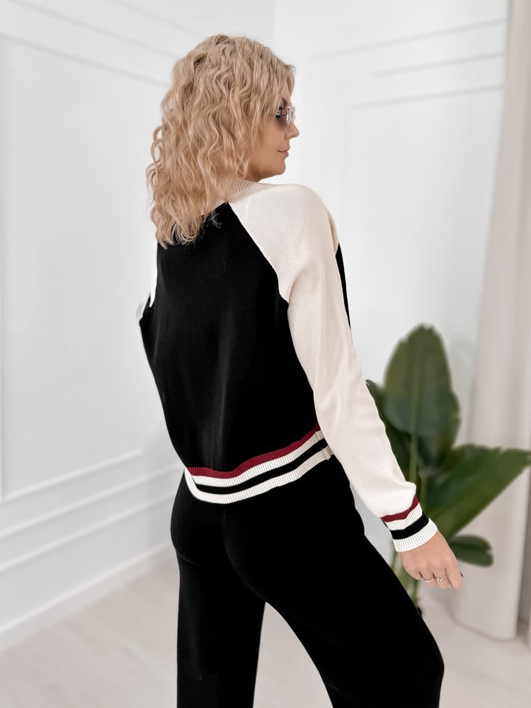 KOMPLET ROSARIO CZARNY