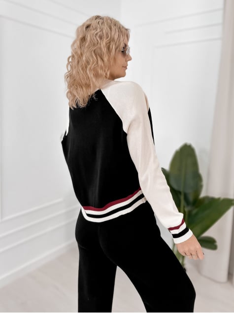 KOMPLET ROSARIO CZARNY