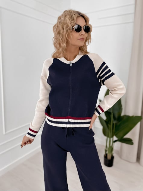 KOMPLET ROSARIO GRANATOWY