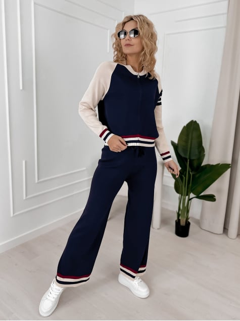 KOMPLET ROSARIO GRANATOWY