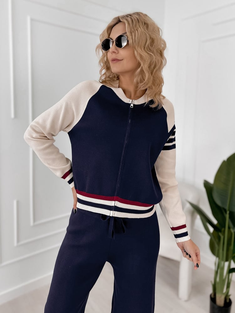 KOMPLET ROSARIO GRANATOWY